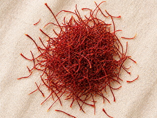 Saffron ingredient texture